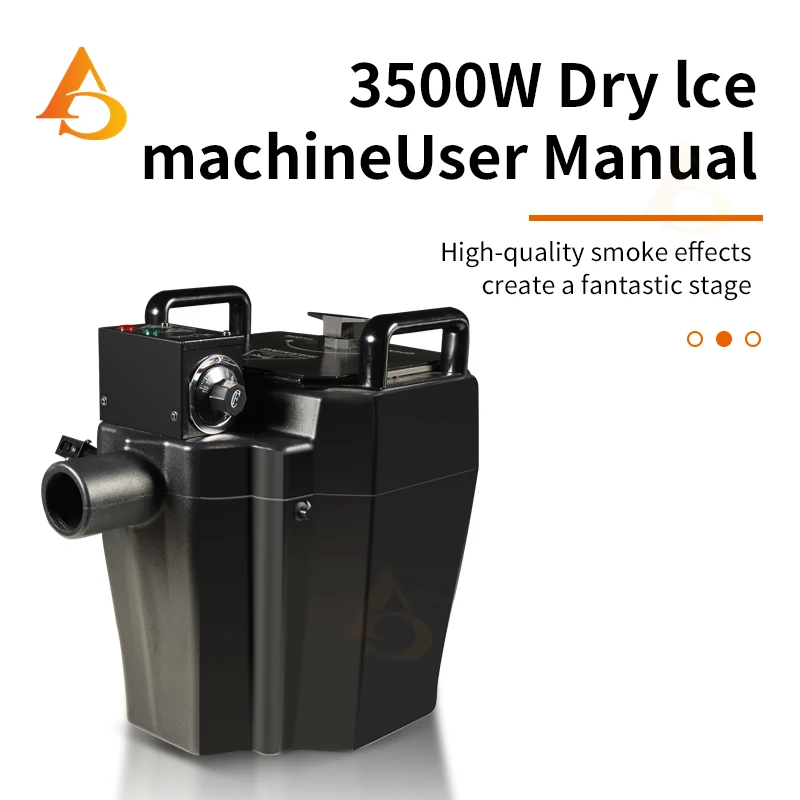 Stage Dry Ice Machine, Manual Control, Suitable for Indoor and Outdoor Stage, Wedding Celebration, Bar Performance