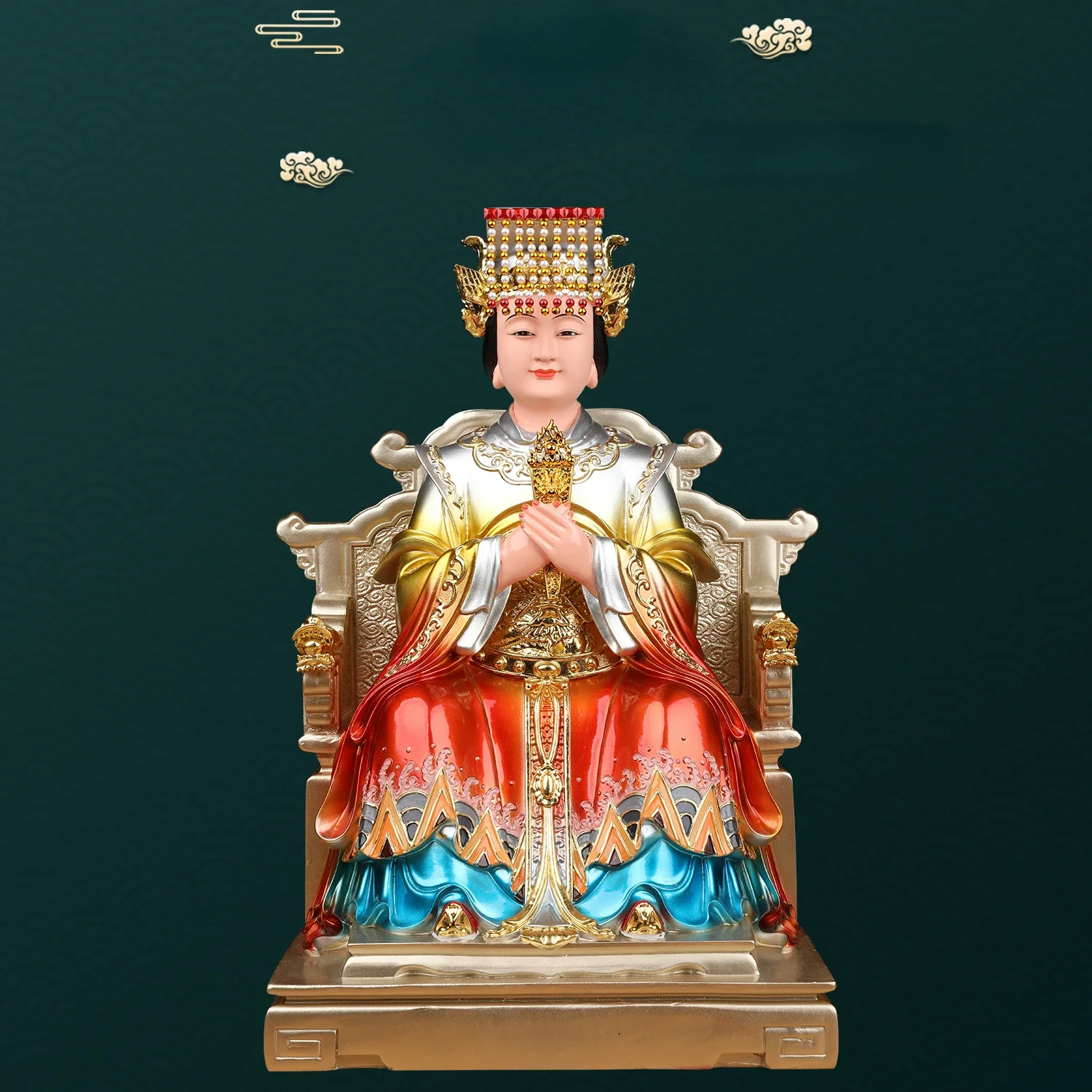 Miniatures The Goddess Mazu Statue Chinese Style  Amulet Feng Shui Statues of Gods and Statues Are Offered To Protect Peace