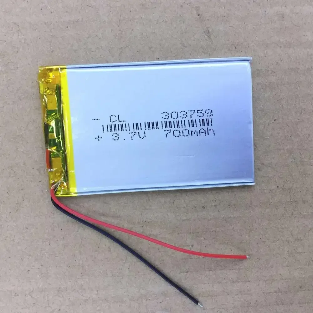 Navigatore GPS 303759 registratore di traffico batteria al litio ricaricabile ai polimeri da 3,7 V 700 mAh posta generale