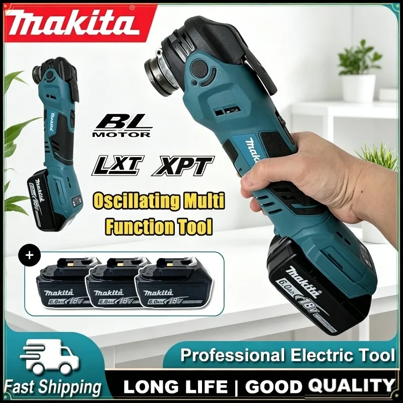 

Makita Brushless Electric Saw Oscillating Multi Function Tool With Trimmer/Shovel/Cutting Woodworking Tool For 18V