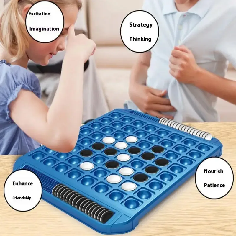 1 conjunto de brinquedos educativos divertidos para família, 2 jogadores, gamão, estratégia, jogos de tabuleiro de xadrez, brinquedo interativo portátil para crianças, para viagens em casa
