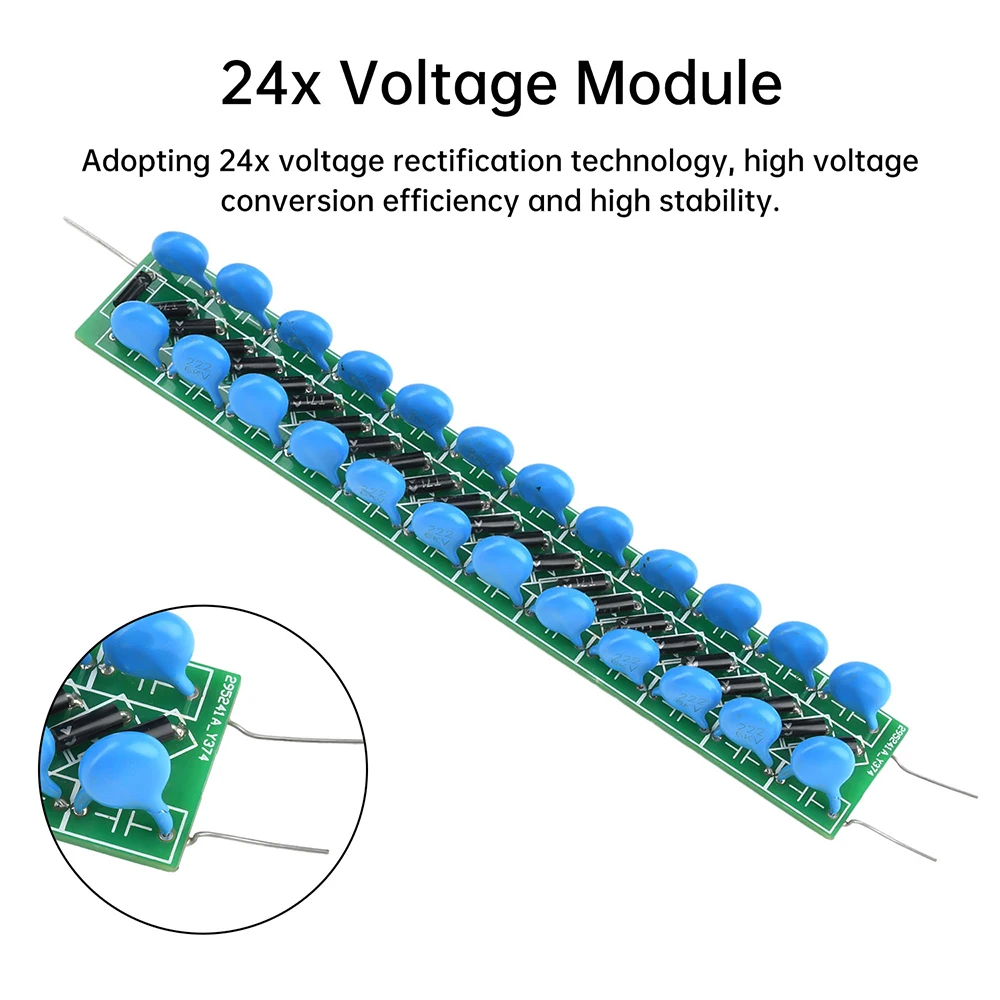 

Voltage Doubler Rectifying 24 Times Rectifier 60KV 60000V High Voltage Multiplier for Electrostatic Generator Motor