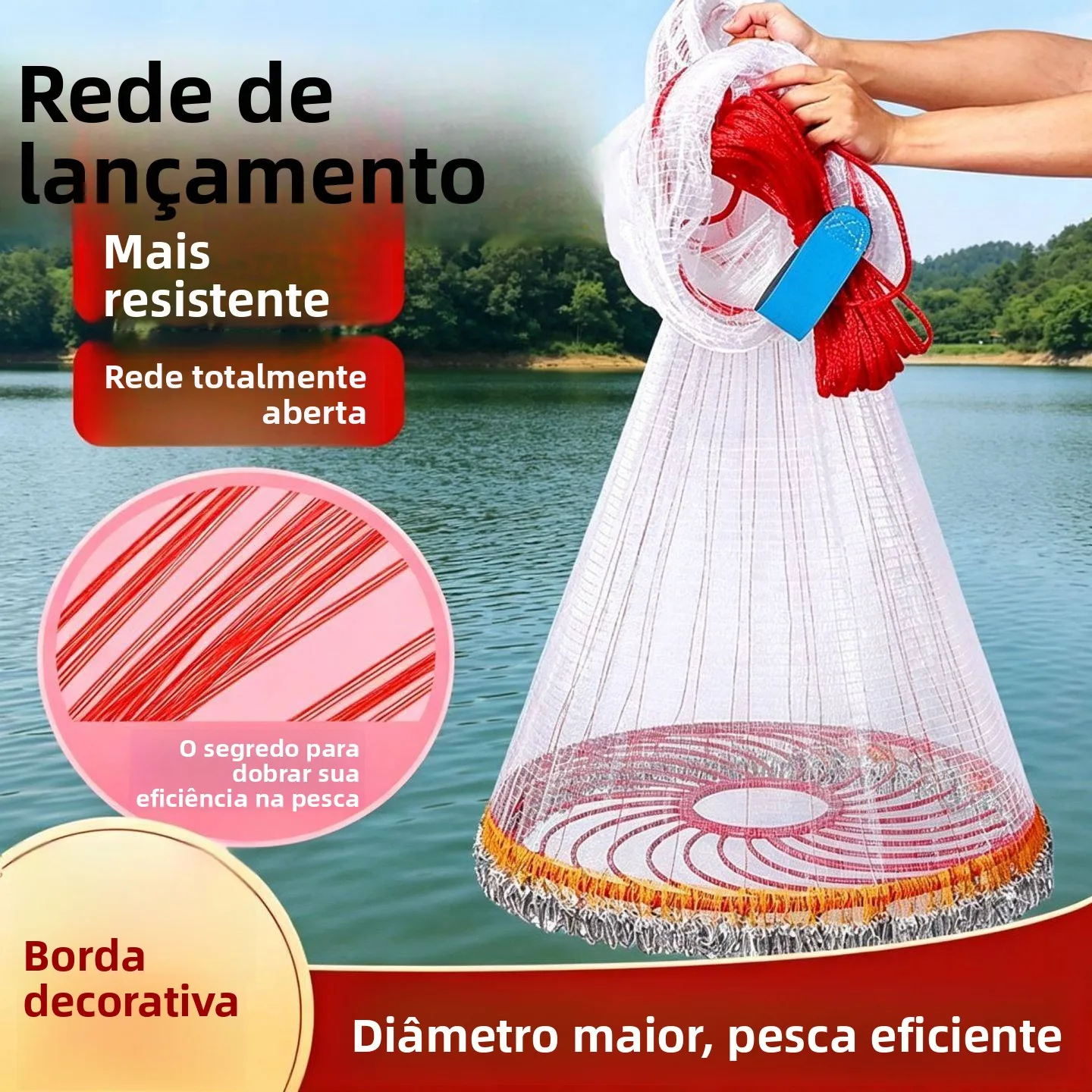 high-efficiency-disk-shaped-hand-casting-fish-net-flat-head-gear-for-bottom-water-area-fishing-camping-travel-gear