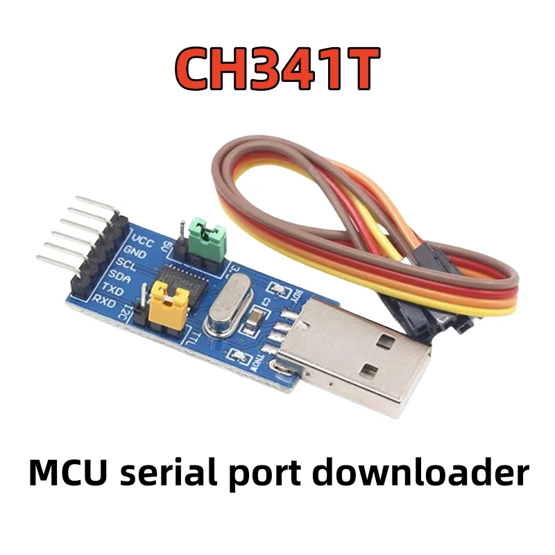 CH341T 2-in-1 module USB to I2C IIC UART USB to TTL MCU serial port downloader