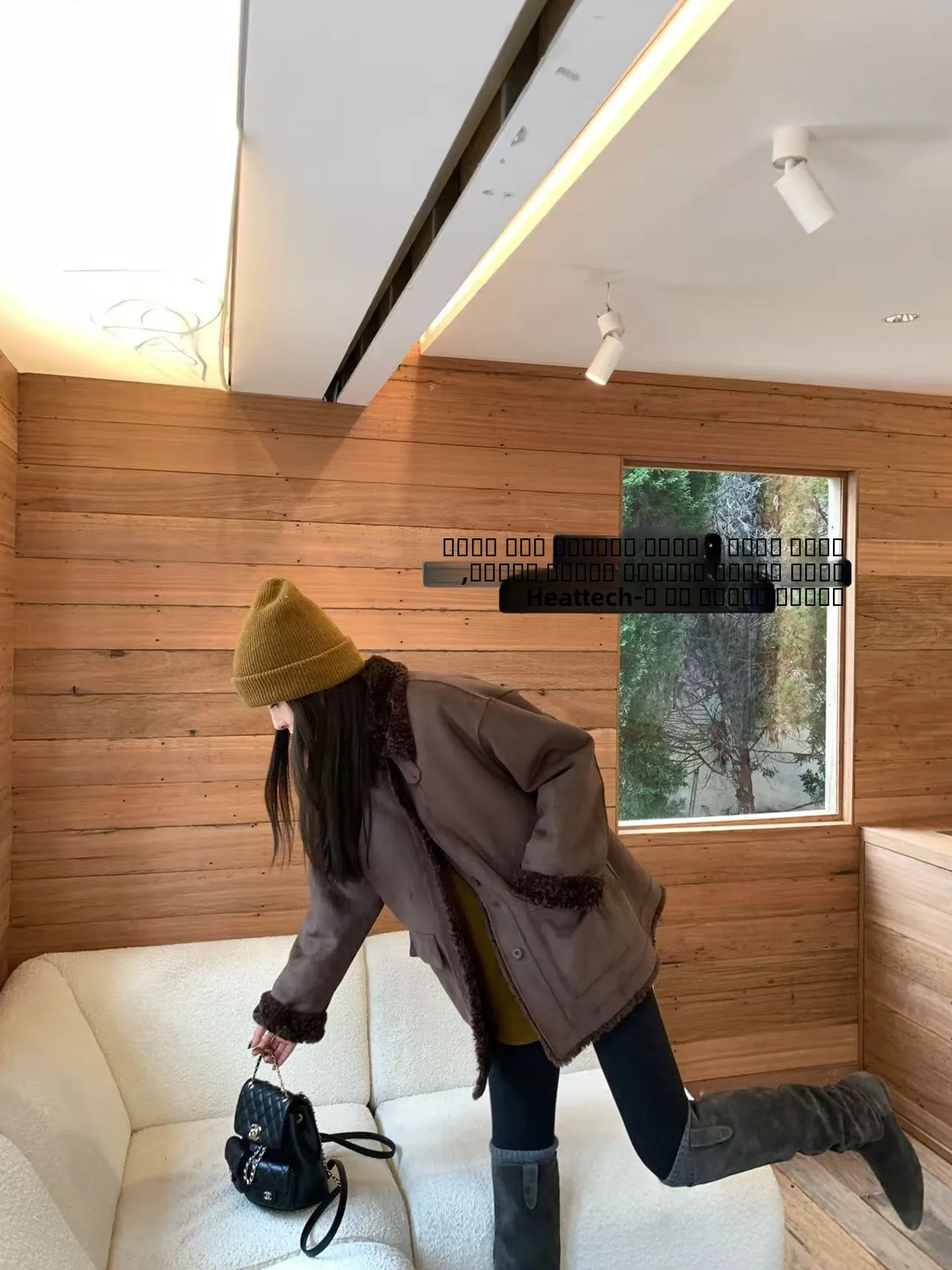 Ladoga inverno quente interior cordeiro veludo pele de couro entrado jaet feminino commute sle solto ajuste longo casaco sve