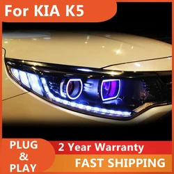 Car Accessories for Kia Optima Head Light 2015-2018 K5 Headlight DRL Turn Signal High Beam Projector Lens