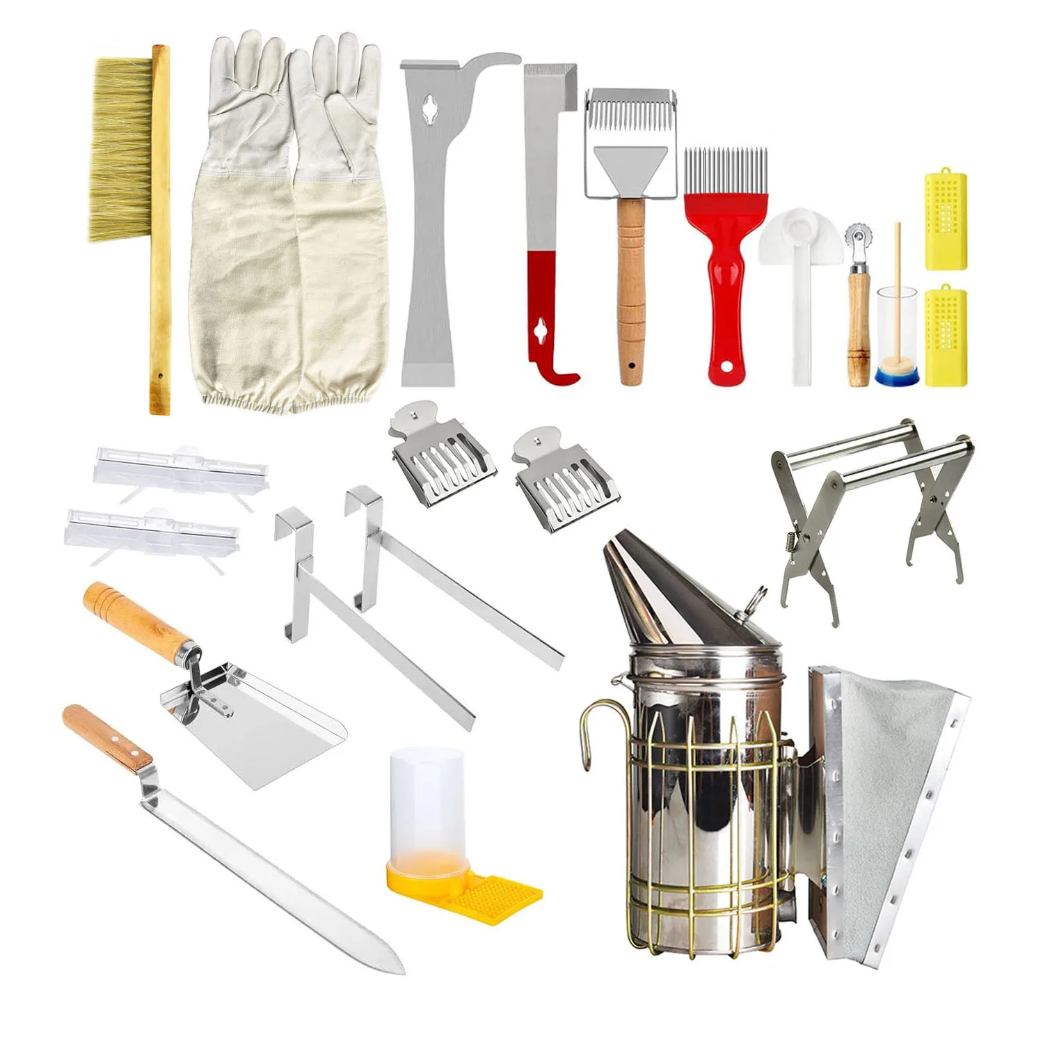 

Beekeeper Daily Beekeeping Equipment Bee Smoker Hive Tool Beekeeping Starter Kit