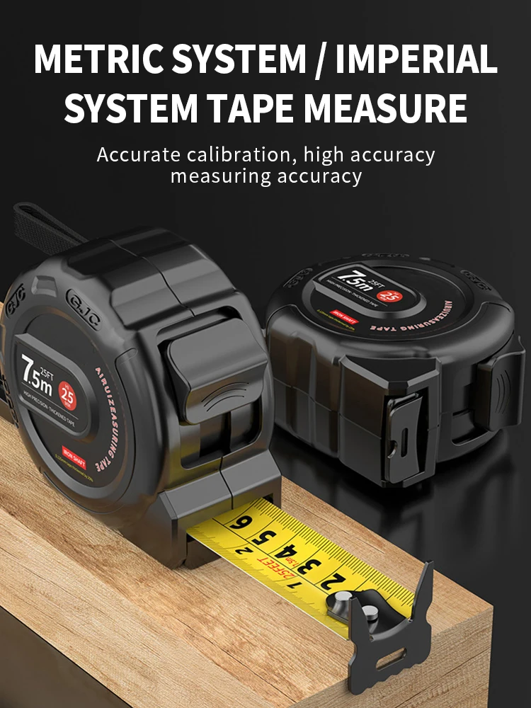 Wear-resistant Steel Tape Measure Measuring tools Anti-corrosion Retractable Ruler Woodworking Ruler Measuring Tools