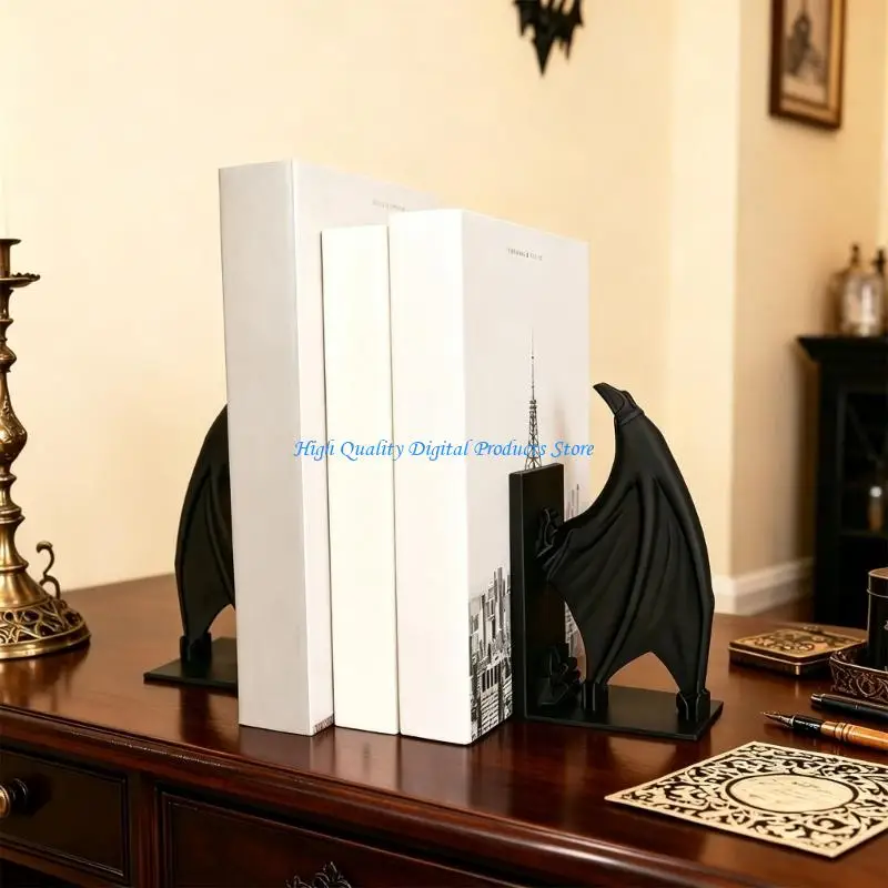 U2JE Bat Wing Shelf Support Pair for Desk, Books, and Magazine Storage
