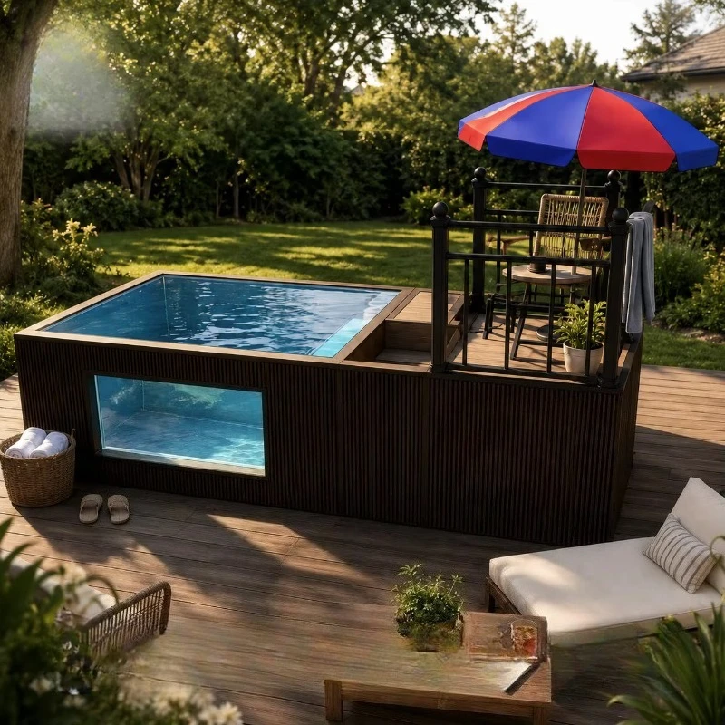 Container Swimming Pool Customizable Size Modular Water Suitable For Camp Site Hotel Backyard To Build Attractive Outdoor