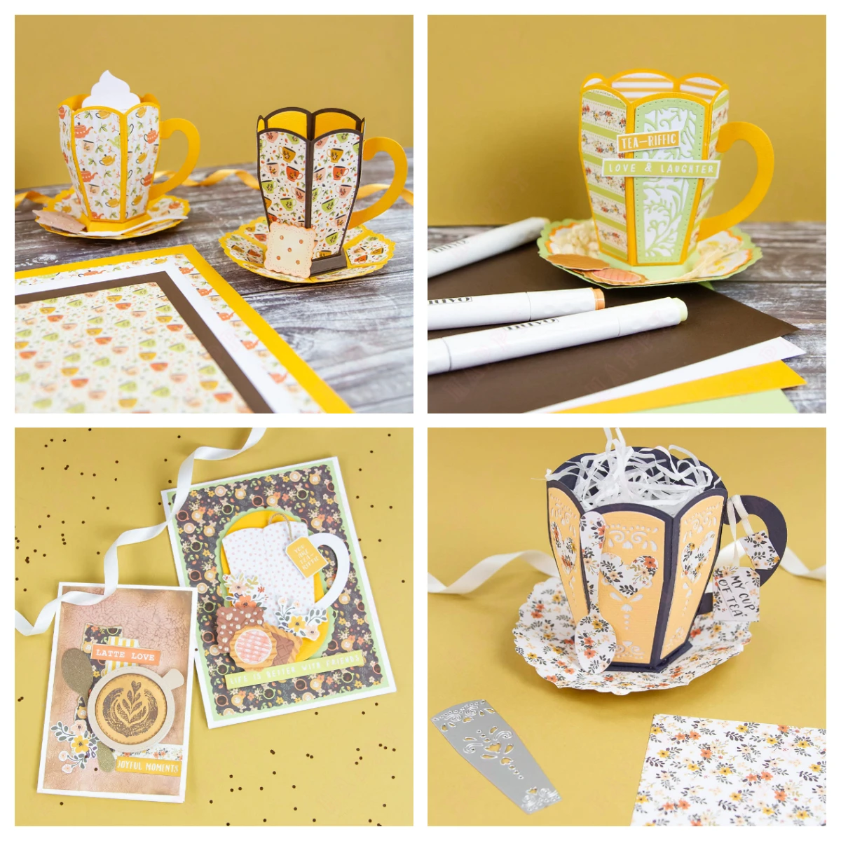 

2025 New Metal Cutting Dies Coffee cup Die Stamps for Scrapbooking Beautifully Craft DIY Decoration Craft Embossing
