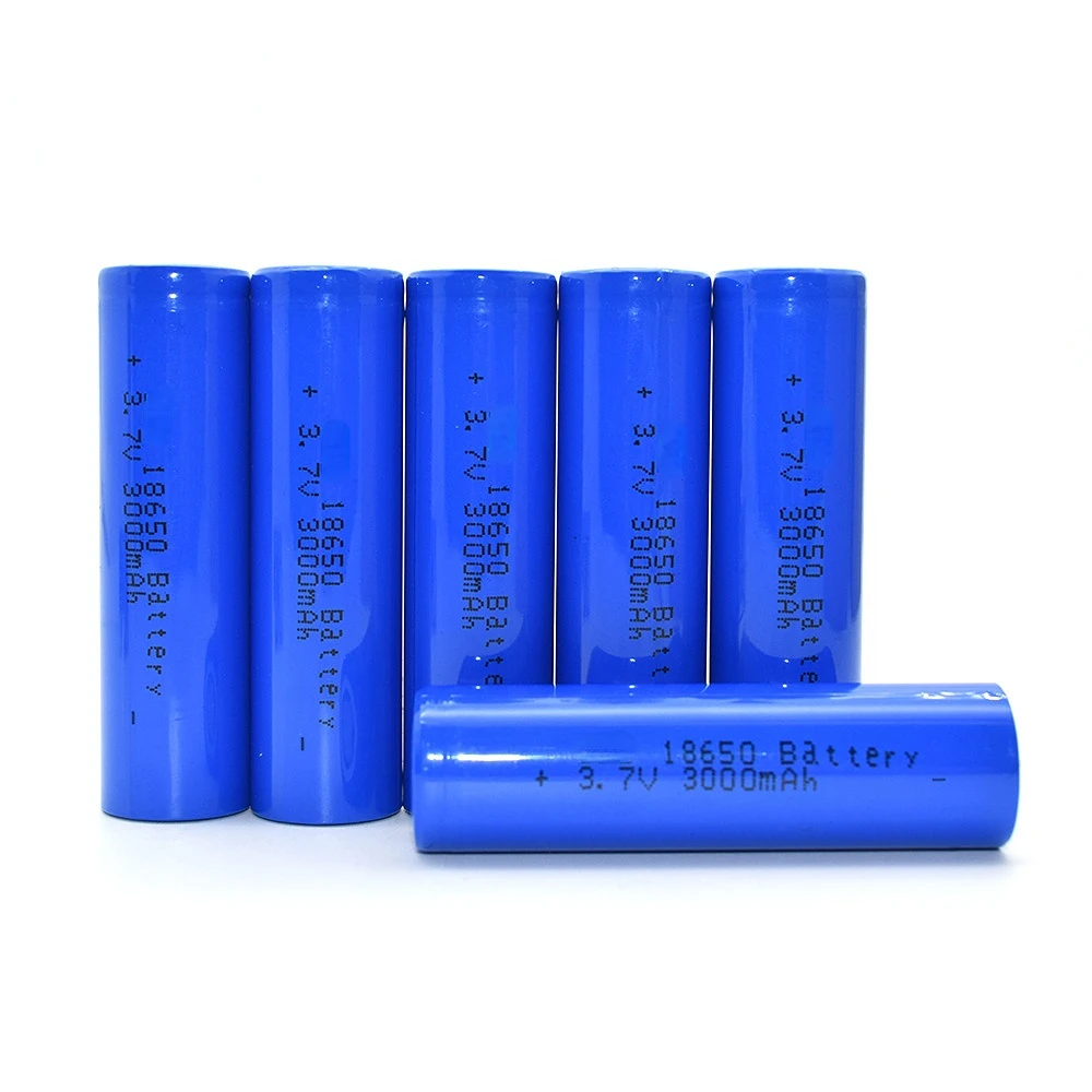 OEM/ODM Icr18650 High Power Lithium ion Battery 18650 3.7V 3000mAh 3C Rechargeable Batteries Li-Ion for LED Flashlight