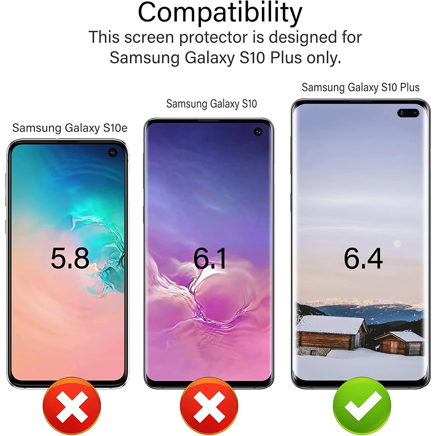 Film en verre trempé 9H pour Samsung Galaxy S10 + Plus, 2/4 pièces, protecteur d'écran incurvé HD anti-rayures