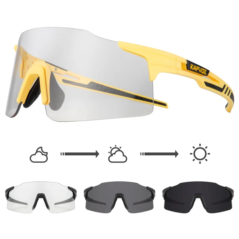 

Photochromic Sunglasses Men and Women Bike Cycling Sunglasses Sports Cycling Glasses MTB Bike UV400 Bicycle Road Goggles