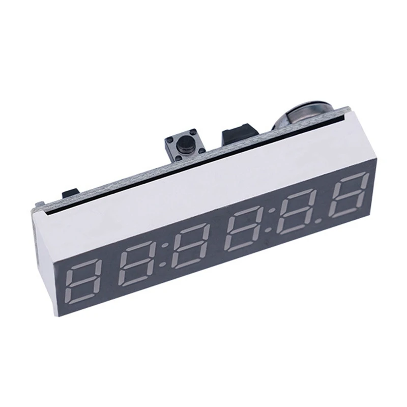 0.36 Inch 6-Bit Clock LED Digital Electronic Clock W Second Display Module Power Off Memory Brightness Adjustment