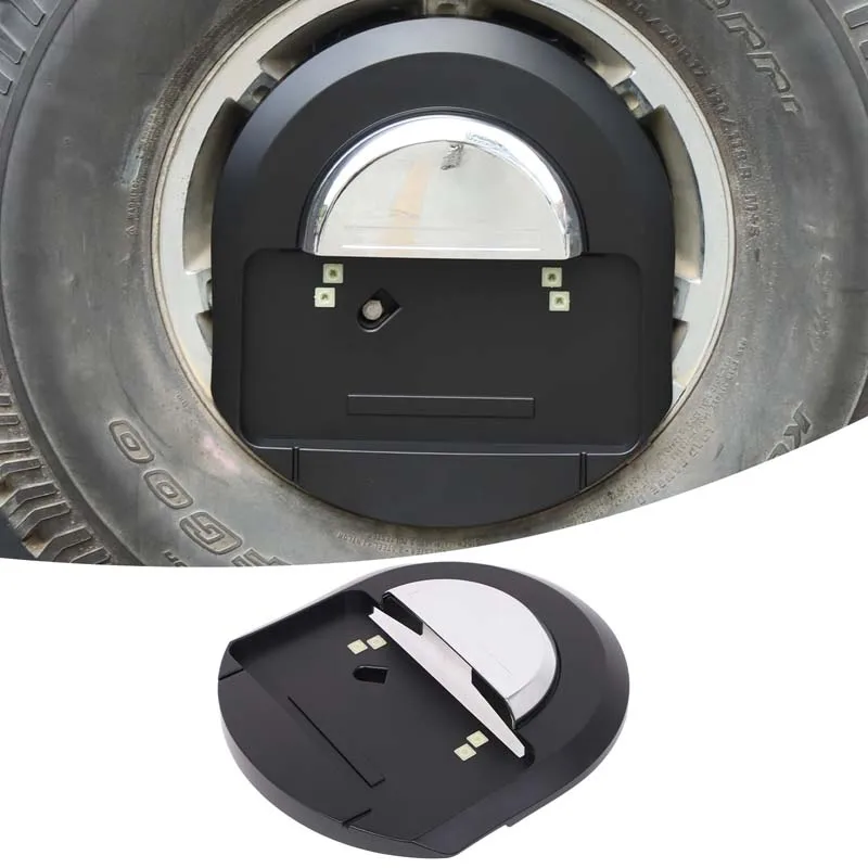 OE: 25782333 ABS Matte Black for Hummer H2 2003-2009 Car Rear Spare Tire License Plate Base Car Replacement Parts