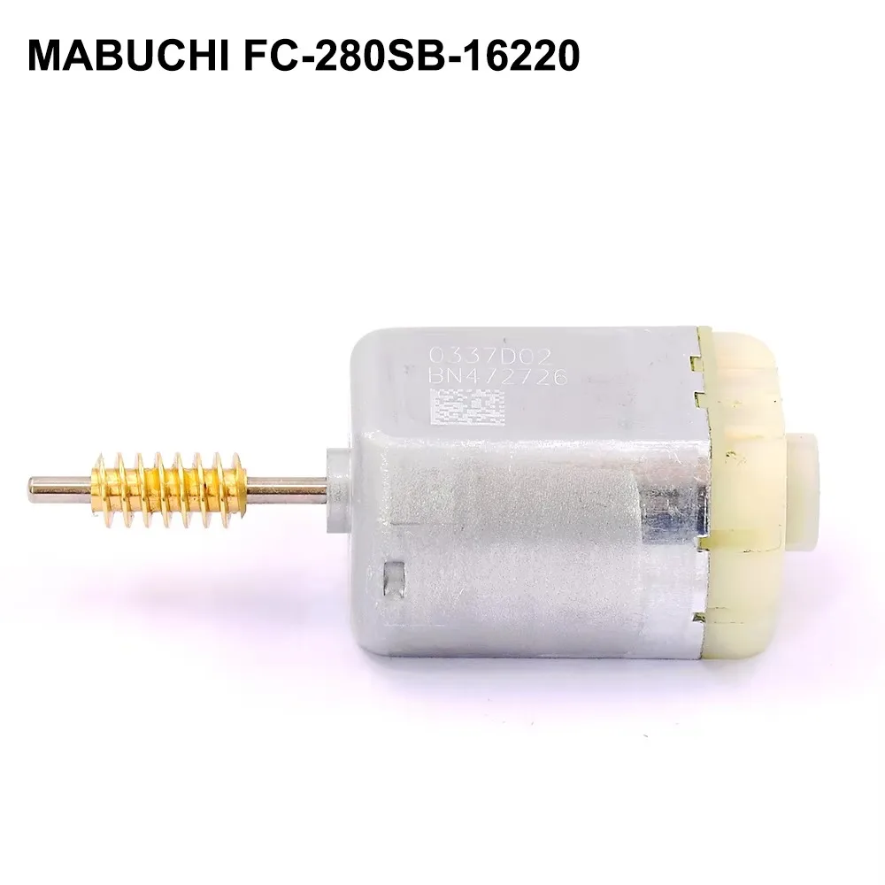 MABUCHI FC-280SB-16220 DC 12V Motor With Worm Gear Car Lock Actuator Rearview Mirror Motor