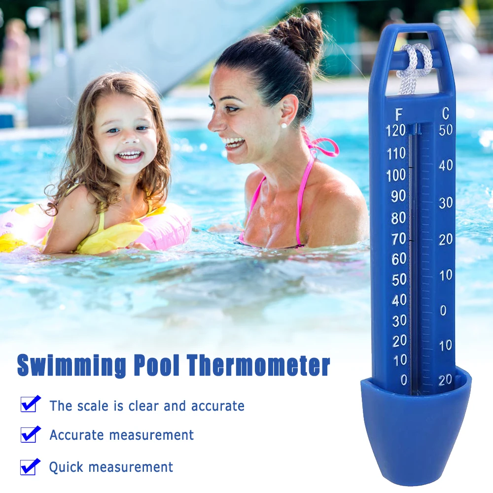 Floating Pool Thermometer Water Floating Thermometer Easy Read Pool Temperature Spa Hot Tub Bath Thermometer Dropshipping