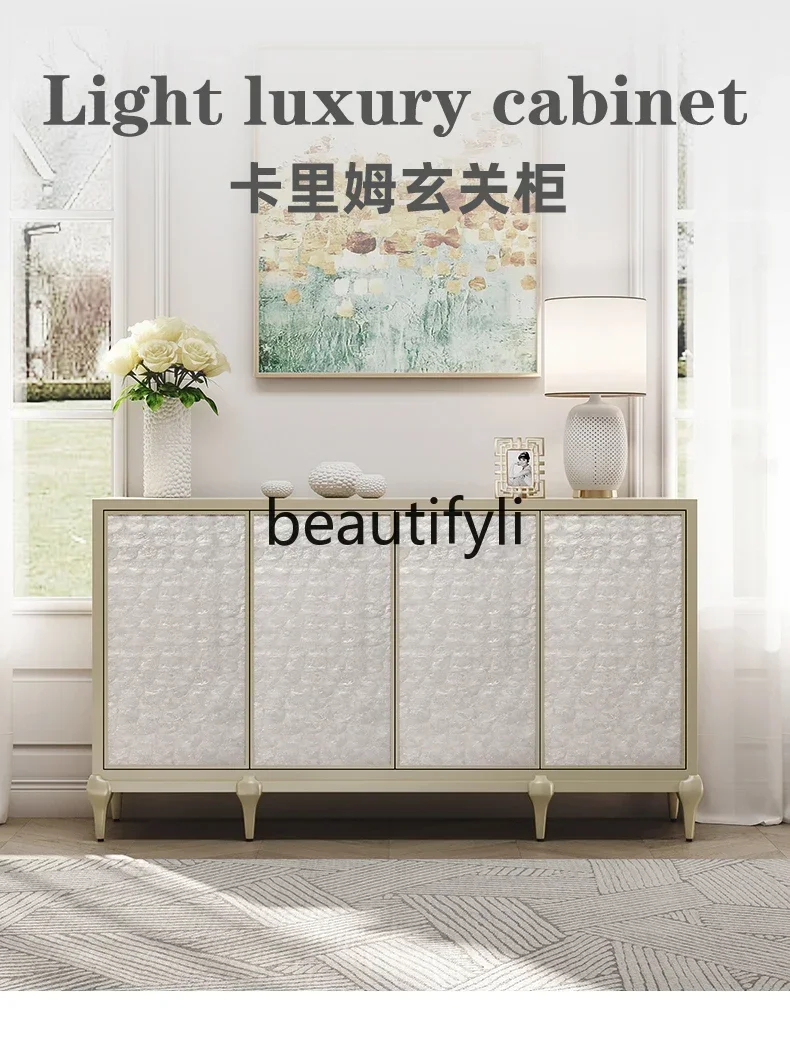 

SS S7486 Light luxury entrance entrance porch cabinet, living room home modern simple storage cabinet, storage side cabinet