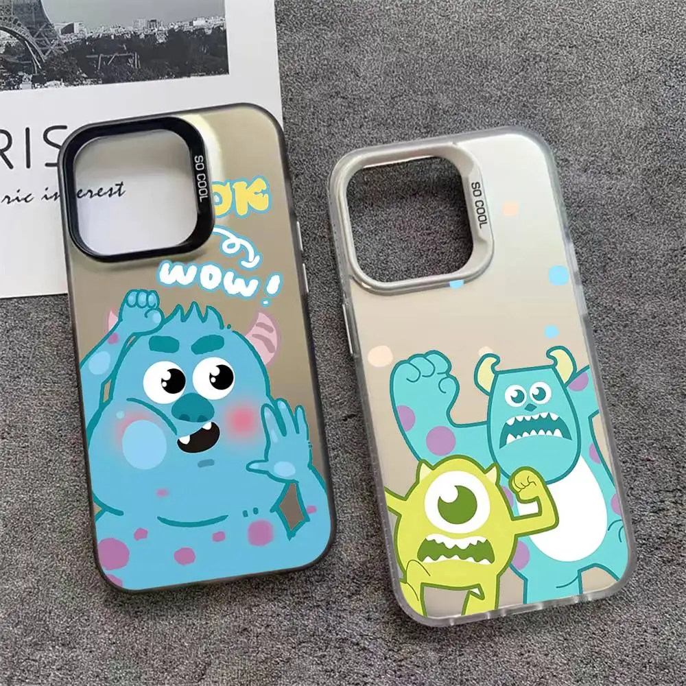 

Cartoon Cute W-Monsters University-S Phone Case For IPhone 17 16 15 14 13 12 11 Pro Max Plus Color Shockproof Back Silver Cover