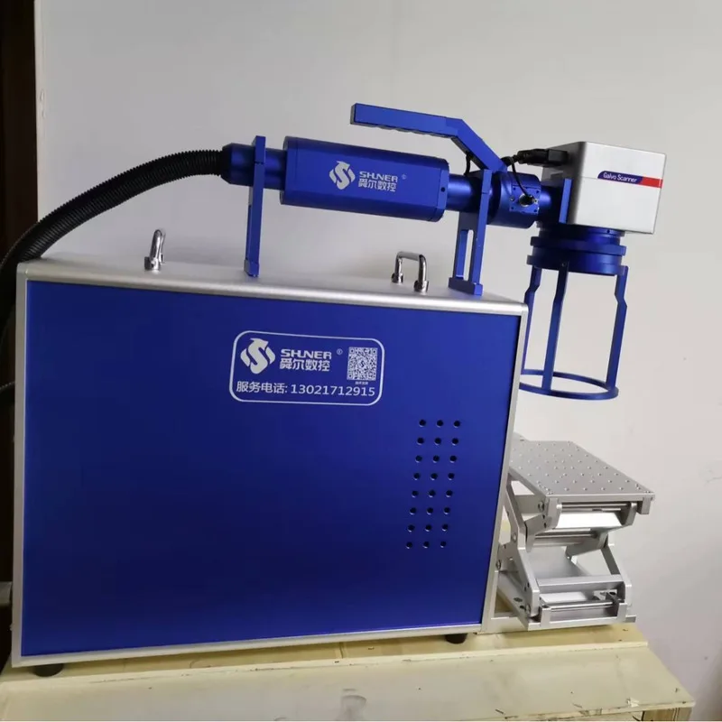 Mesin Penandaan Laser Desktop Produksi Profesional Online Jinan Non-Metalik Casing Ponsel Pencetakan Kustomisasi Coding