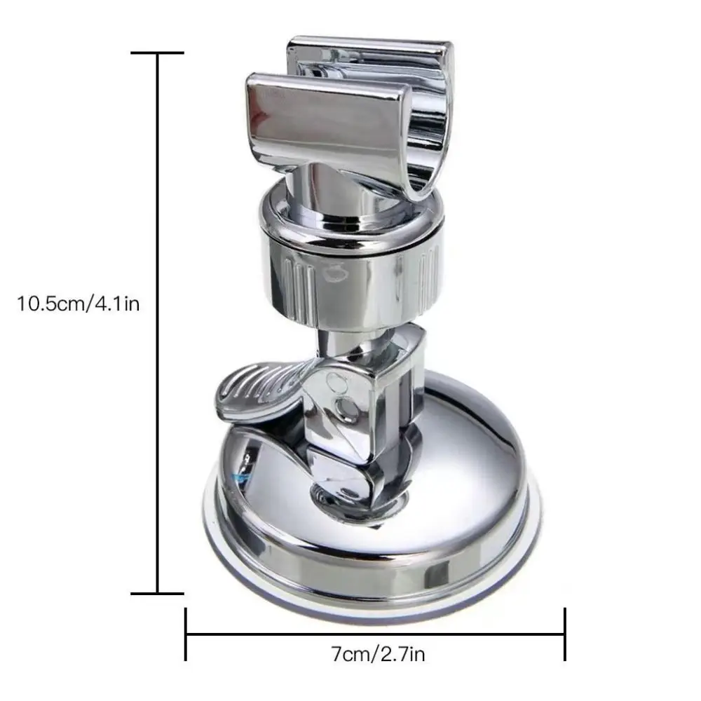 قابل للتعديل دش الرف تصفيح الحائط دش السكك الحديدية حامل الرأس دوران مستقر شفط كأس نوع فوهة الحمام قاعدة ثابتة #6