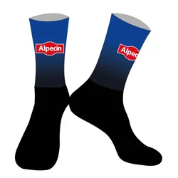 LASER CUT ONE PAIR 2024 ALPECIN Deceuninck TEAM Cycling Socks antiscivolo Bike Racing MITI traspirante per uomo e donna