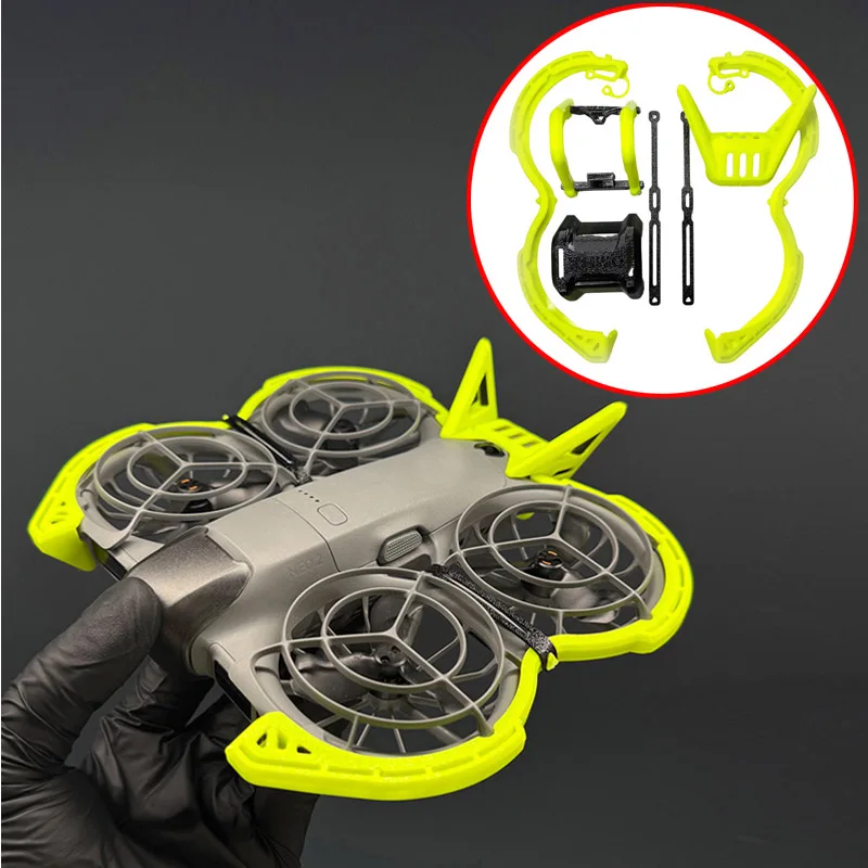 

Protector Kit for DJI Neo2 Anti-Collision Bumper Bar Propeller Guard Ring 3D Printed Antenna Cover for RC Drone Shell Accessory
