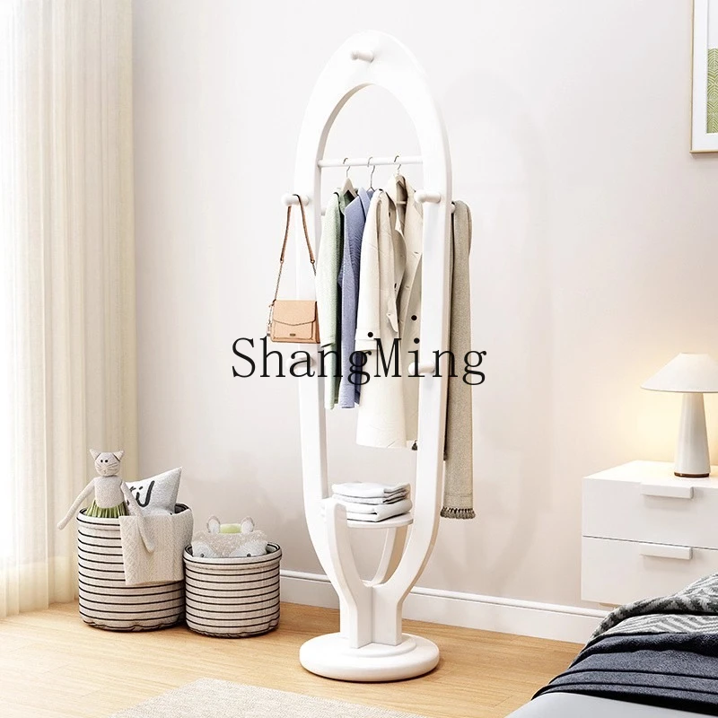 FG good-looking  advanced storage rack household multi-functional hanger solid wood coat rack floor