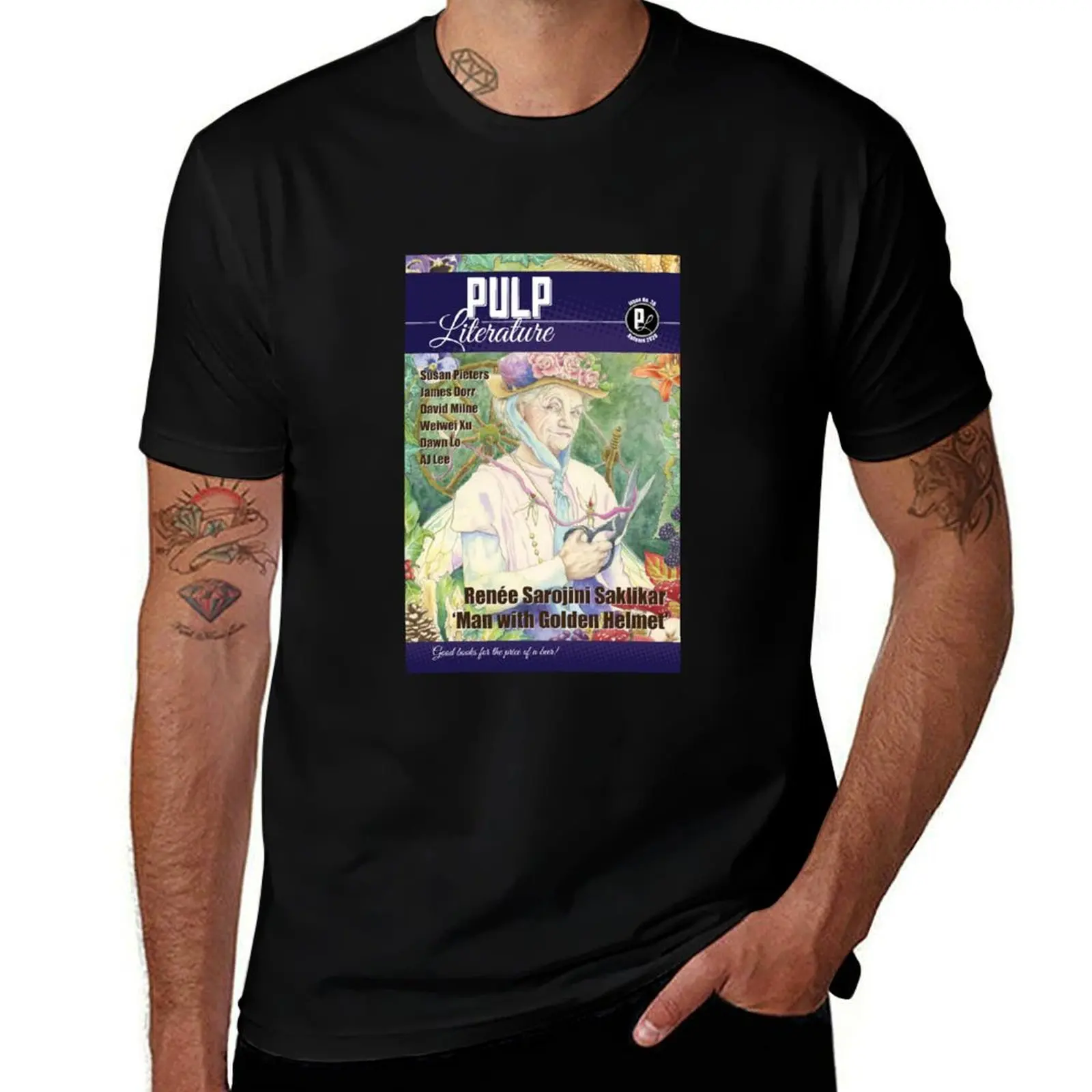 Pulp Literature Issue 28, Autumn 2020 T-Shirt Work Casual Loose Fit T-Shirt