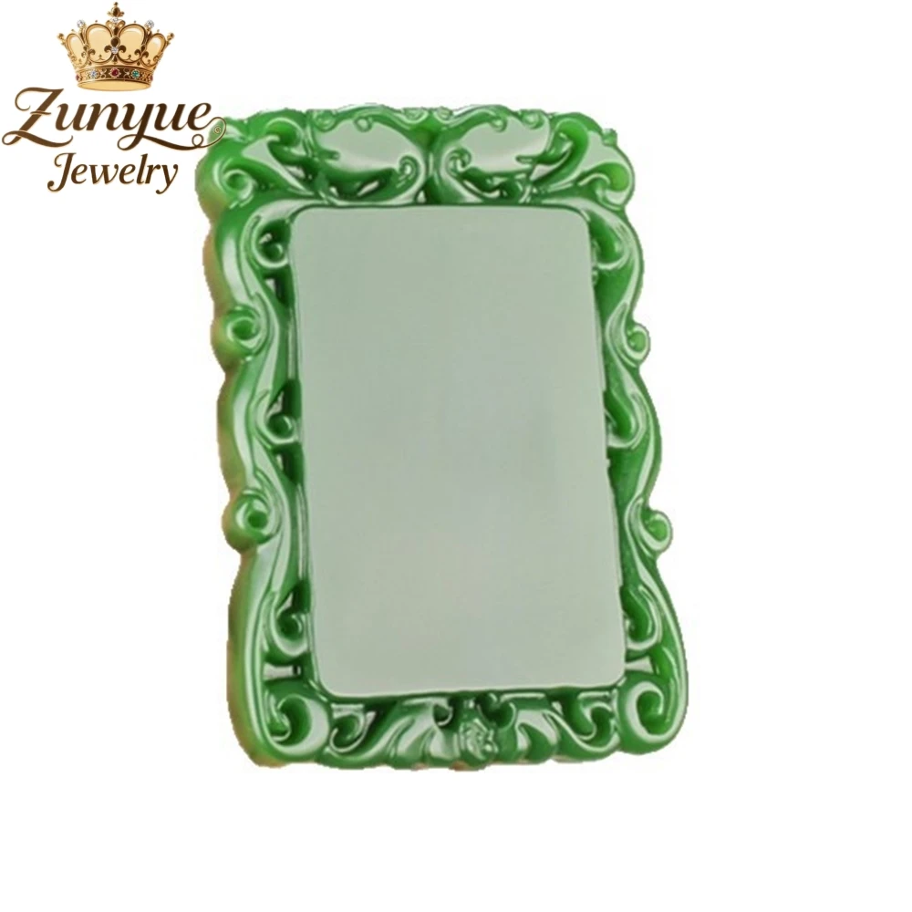

Natural Hetian Jasper Carved Flowered Peace And Safety Jade Pendant High-grade Fashion Jewelry Best Selling Couple Holiday Gifts