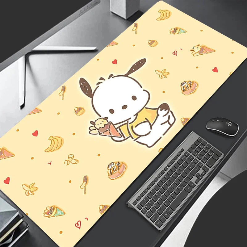 طاولة جلدية كرتونية أكبر سانريو سبيد كمبيوتر صغير منصات لوحة المفاتيح حصيرة مكتبية ملحقات الألعاب لوحة ماوس Pochacco المنزلية #5
