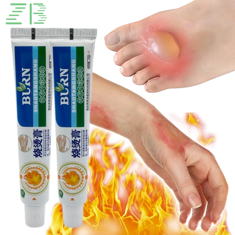 2pcs 20g Scald Burn Ointment Soothing Burns First Aid Wound Care Dressing Bacteriostatic Scald Burn Skin Repair Care Cream