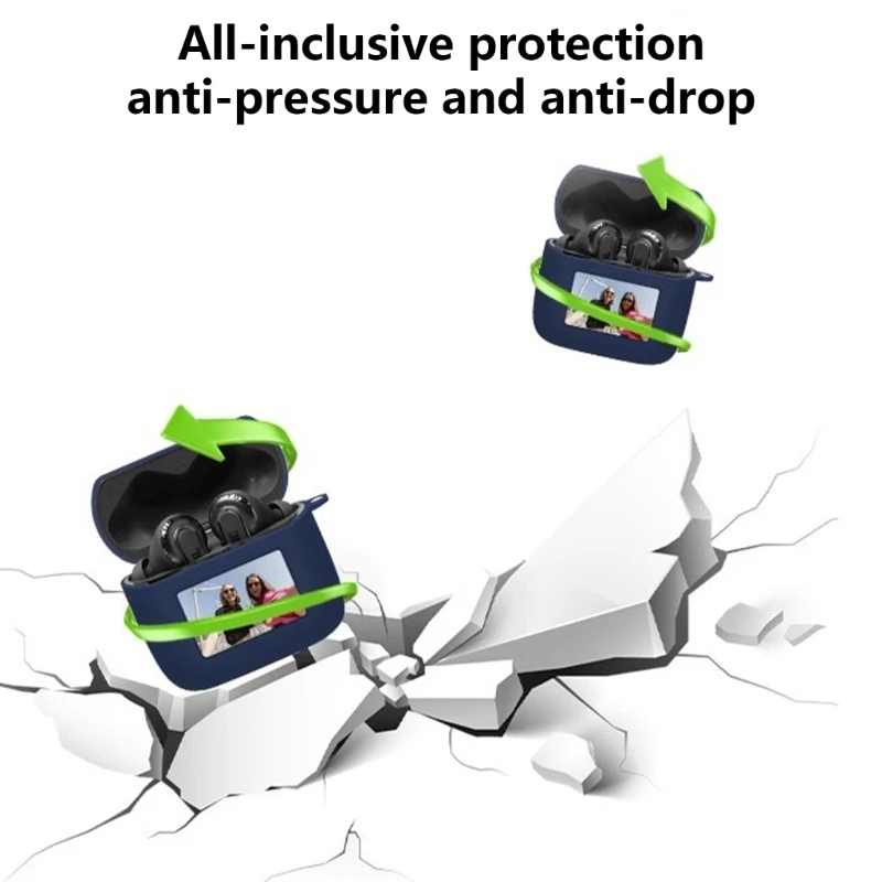 Pro3용 후크가 있는 실리콘 이어폰 보호 케이스 커버 슬리브