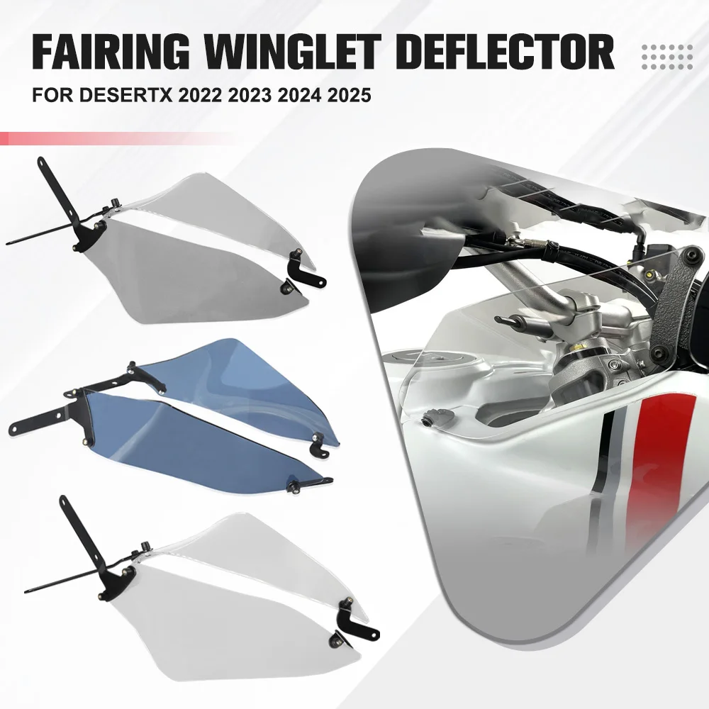 

Для Desert X Desert-X 2024 2025 мотоциклетный верхний дефлектор ветрового стекла, лобовое стекло для Ducati DesertX 2022 2023