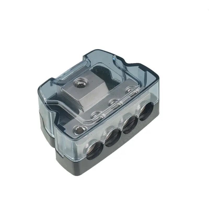 Car Audio Splitter Power Ground Distributor Distribution Block Junct Box Mini Series 1/0 Gauge In To4 Gauge Out //SPDP-1044