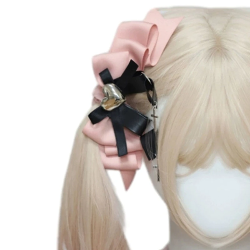 Anime Meid Haarspeldjes Kostuum Strik Haar Clip Cosplay Bowtie Haarspeld Meisje Thema Party Side Clip 2000s Hoofddeksels