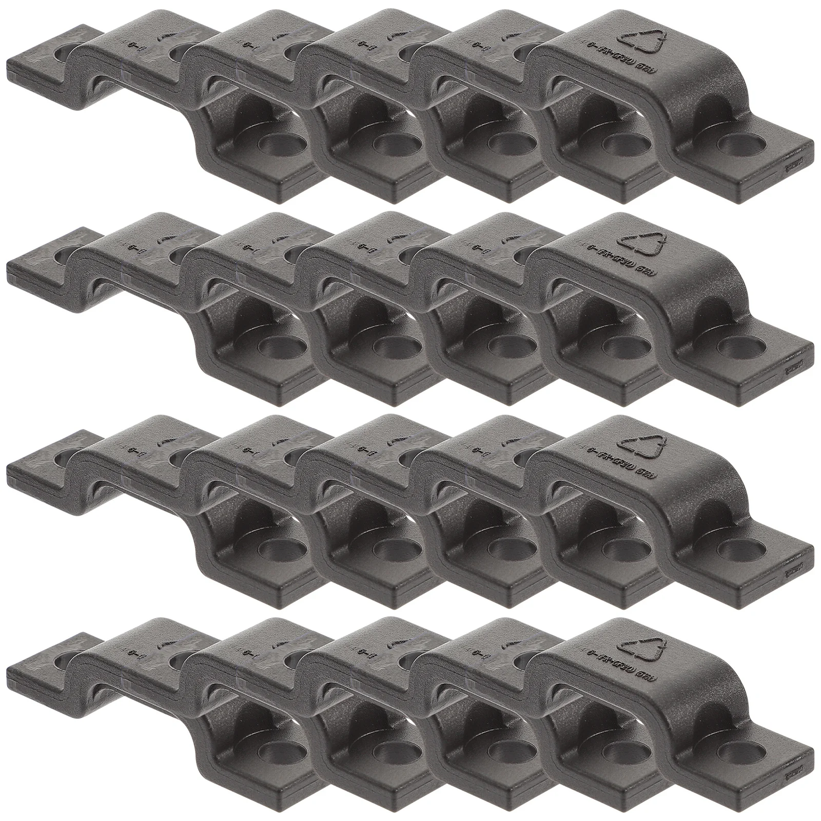 20 قطعة مقاطع كابلات إدارة الأسلاك السحابات ل Usb إيثرنت Led قطاع أضواء تمديد الحبل المشابك منظم الكابلات