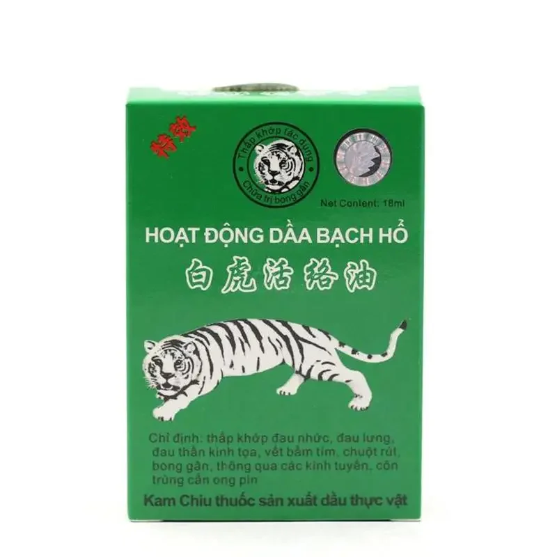 18ml White Tiger Balm Oil Shoulder Osteoarthritis Bone Spurs Cervical Spondylosis Pain Relief Rheumatic Pain Leg Pain Frozen