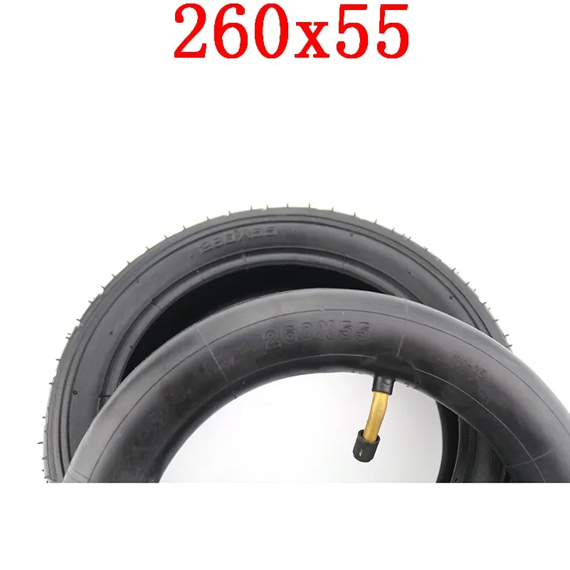 260x55 Outer Tyre Inner Tube Fits Children Tricycle,Baby Trolley,Folding Baby Cart,Electric Scooter,Bicycle 260*55 Wheel Tire