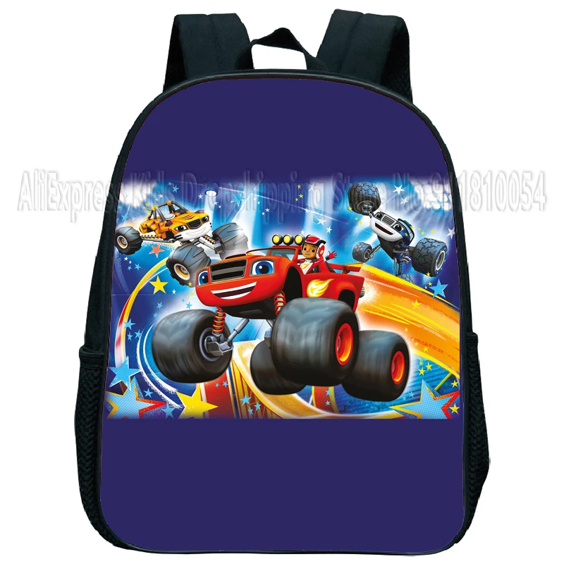 Blaze and the Monster Machines Kindergarten Backpack Toddler Cartoon Mini Bookbags Boys Girls Schoolbags Child Rucksack