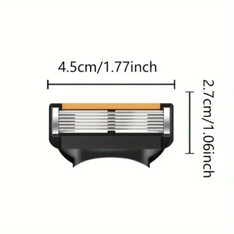 4/12/.../24/40 Pcs 5-layer Comfort Glide Men's Razor Shaving Shaver Male Face Beard Hair Trimmer Blades Replacement Refills Gift