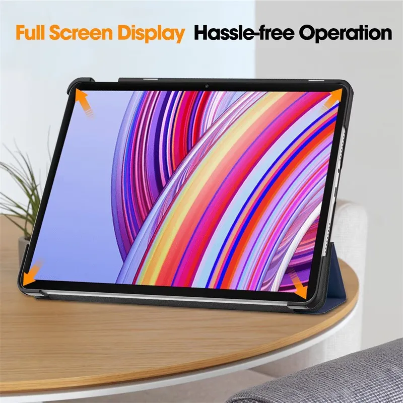 Folio-Hülle für Redmi Pad 2 Pro 12.1 2025, Dreifach Faltbare Smart-Hülle mit Auto-Schlaf/Aufwach-Funktion, Mehrere Farben und Muster – Detail 5