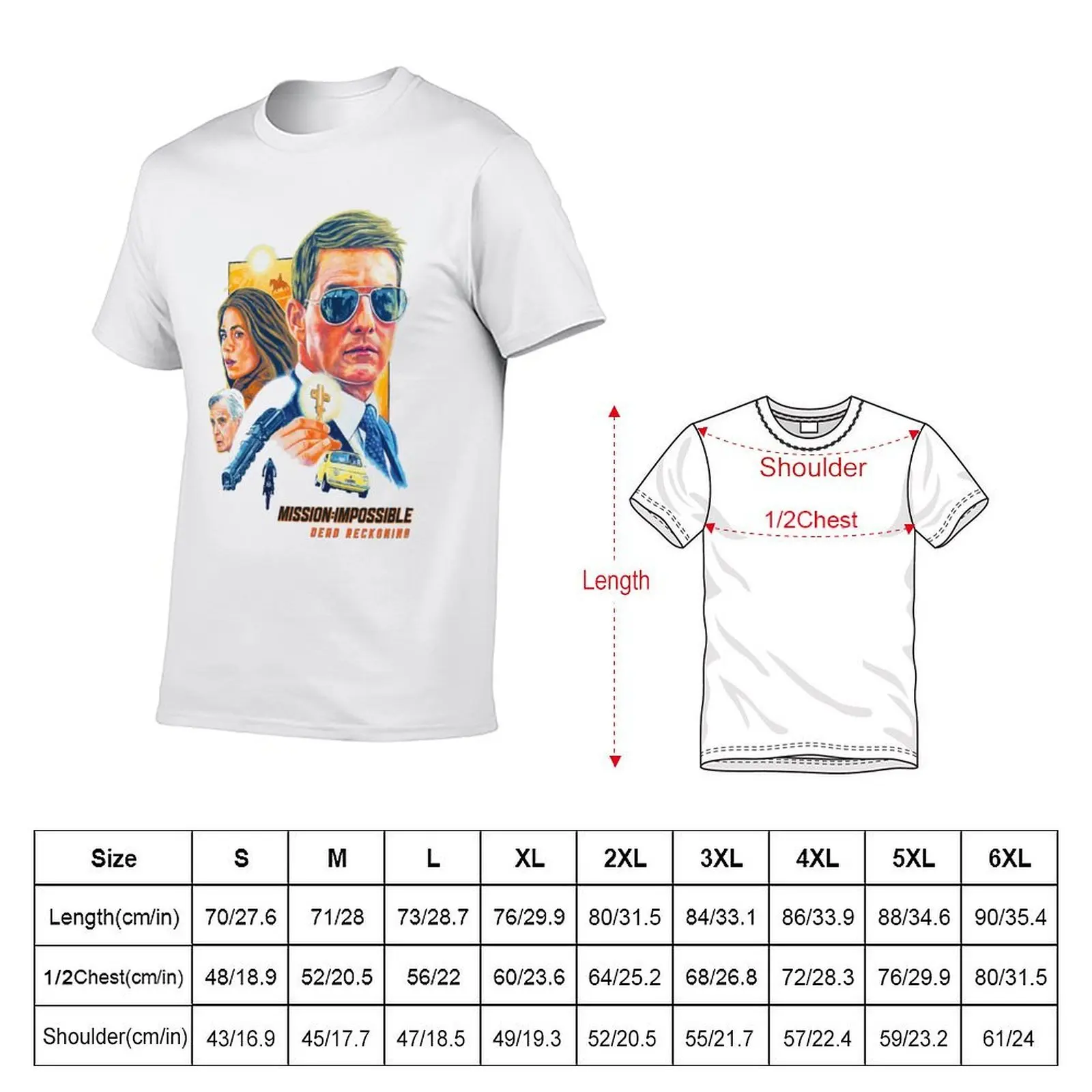 Mission Impossible 7dead reckoning(1) T-Shirt t shirts for man graphic vintage t shirts for man cotton funny T-Shirt
