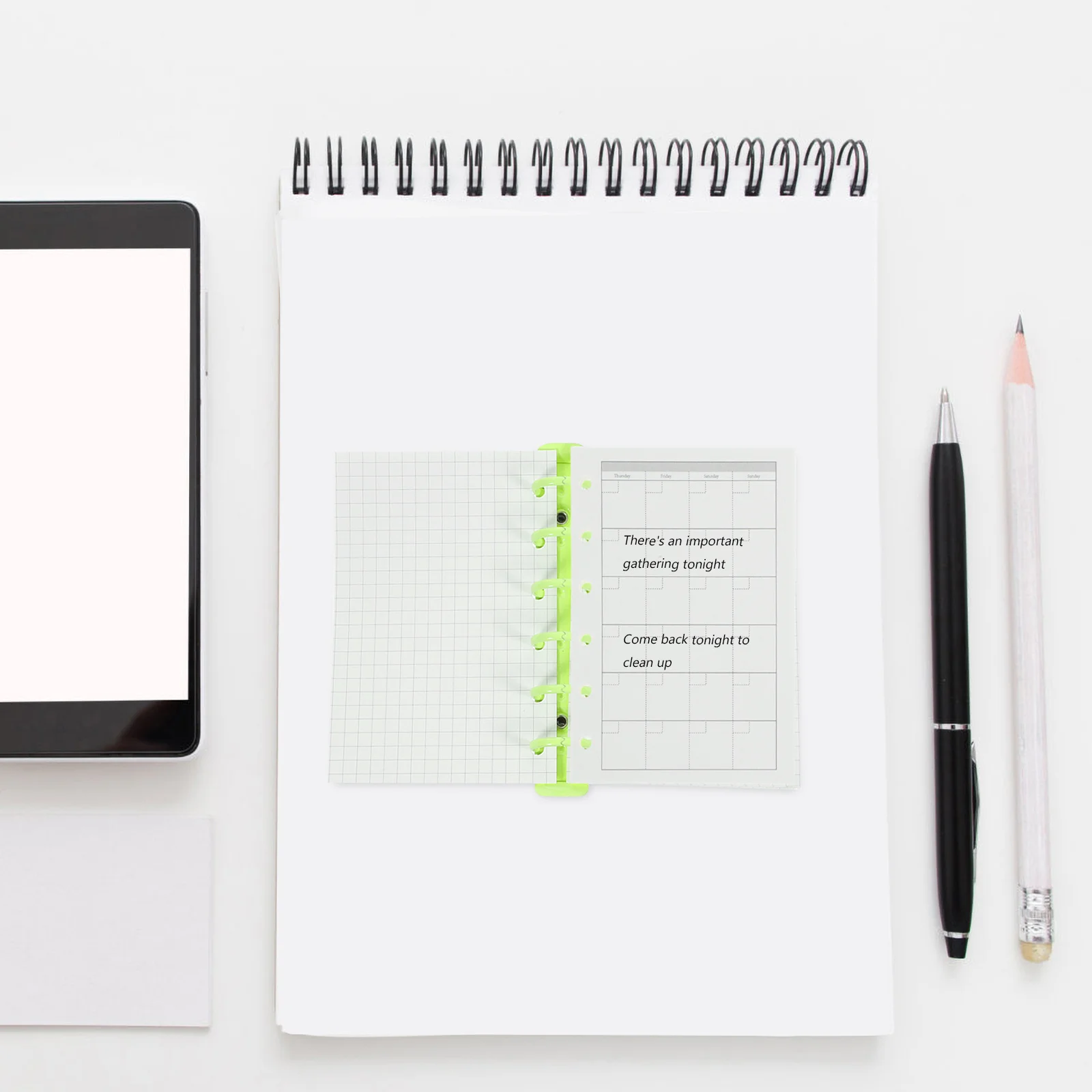 

4Pcs Loose-Leaf Notepad Mini Binder Paper Small Notebook Portable Creative Writing Scrapbook Students Office School Use