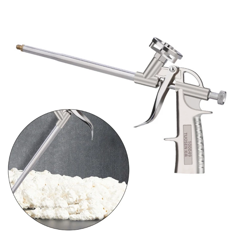 28GF Foam Expanding SprayGun Foaming Jet GlueGun Metal Polyurethane Triggers Sprayer Sealant Caulking Tool for House