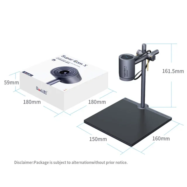 QIANLI 384 256 Resolution 3D Thermal Imaging Analyzer SuperCam X 3D Thermal Imaging Camera Mobile Phone IC Fault Detection Tool