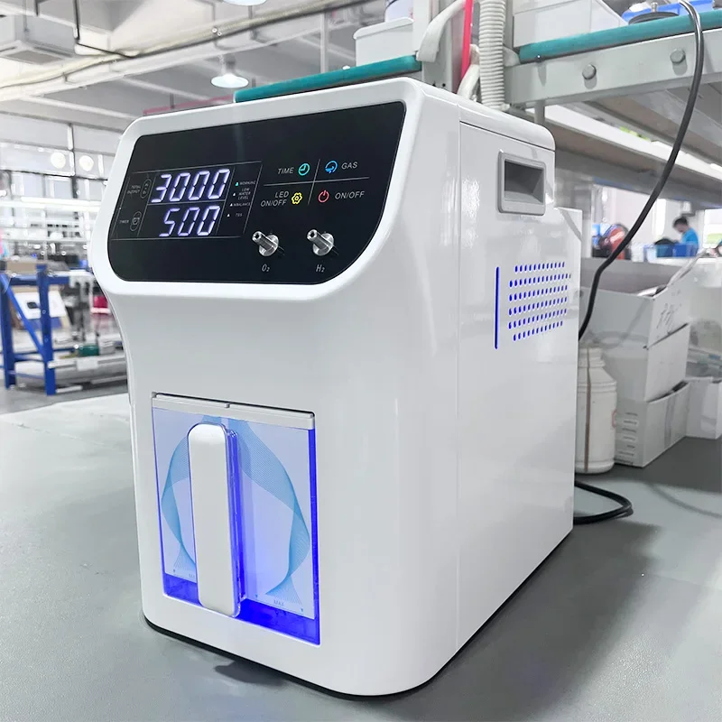 

PEM Tech 1500ml H2 Inhaler Brown Generator Hydrogen Inhalation Machine 3000ml Hydrogen Molleculaire Inhalation Generator