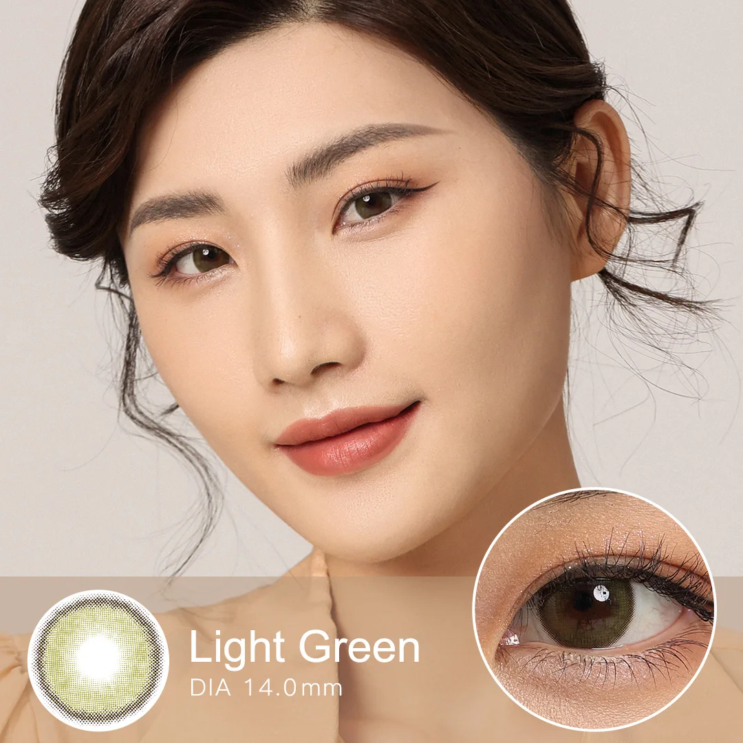 Magister Hazel Contact Lens MYSTERY pupilentes de color Green Contact Lenses Colored Contact Lens for Eyes 1Pair Eye Color Lens