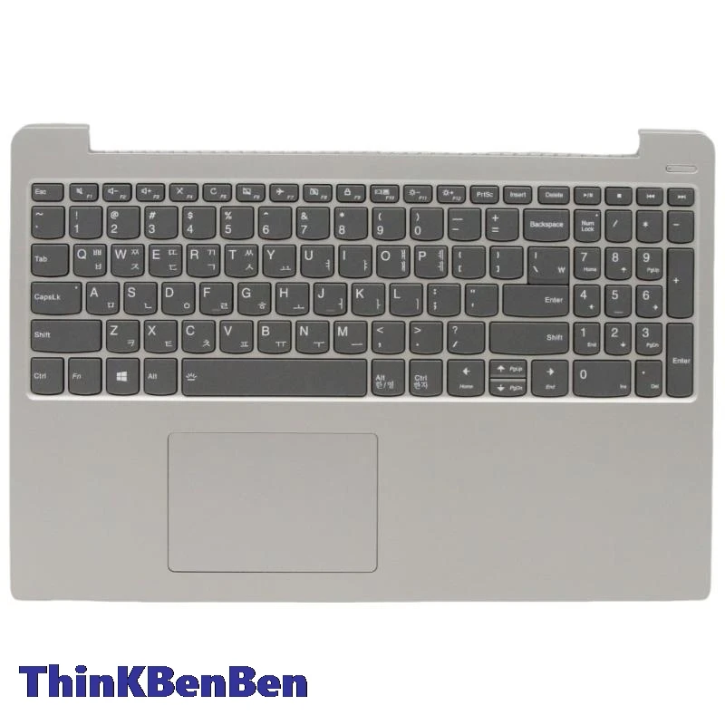 

KR Korean Platinum Grey Keyboard Upper Case Palmrest Shell Cover For Lenovo Ideapad 330S 15 15IKB 15AST 15ARR 5CB0R07327